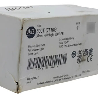 Allen-bradley 800t-qt10g Luz Piloto De 30 Mm 800t Pb