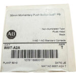 Pulsador Allen Bradley 800t-a2a_ Negro