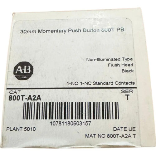 Pulsador Allen Bradley 800t-a2a_ Negro