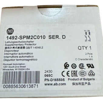 Allen Bradley 1492-spm2c010 1 Amp Supplementary Protector Mi