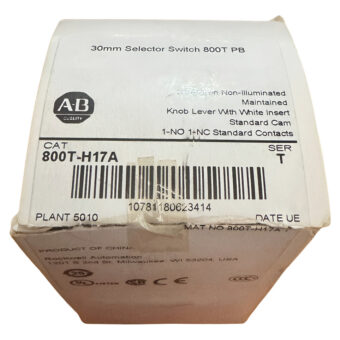 Allen Bradley 800t-h17a Selector 2-pos. Palanca Principal N Negro