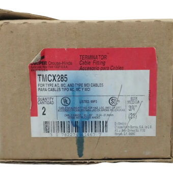 Montaje De Cable Terminator Crouse-hinds Tmcx285