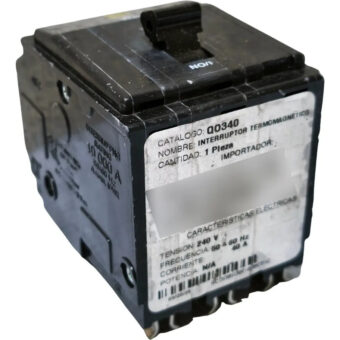 Qo340 Square D Int Termomag Qo Enchufar 10 Kaci-240v
