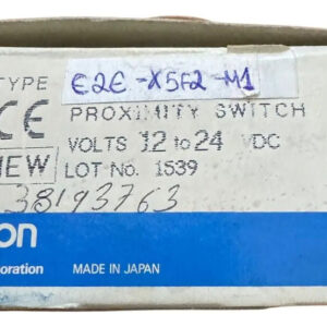 Omron E2e-x5f2-m1 Sens Prox M18 5mm Dc3w-nc