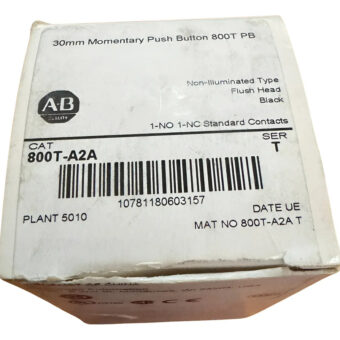 Allen Bradley 800t-a2a Pulsador Negro