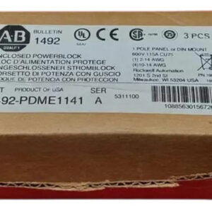 Allen Bradley 1492-pdme1141 Box De 3 Serie, Encerrado Power