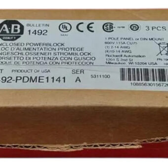 Allen Bradley 1492-pdme1141 Box De 3 Serie, Encerrado Power