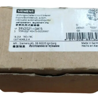 Siemens 3rv2021-4da15 Interruptor Automatico Azul Oscuro