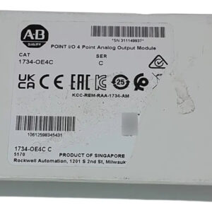 1734-oe4c Allen-bradley Analog Output Module 4pts Curr 24vdc