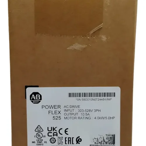 Allen Bradley 25b-d010n104 Powerflex 4.0 Kw/5.0hp Frn: 6.001