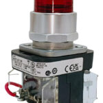 Allen Bradley 800t-qt10r Pilot Light Unit 120 Vac/dc Rojo