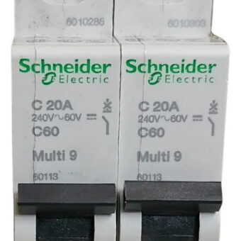 Schneider  Interruptor Miniatura Lote 2 Pz 60947-2 C60