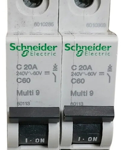 Schneider  Interruptor Miniatura Lote 2 Pz 60947-2 C60
