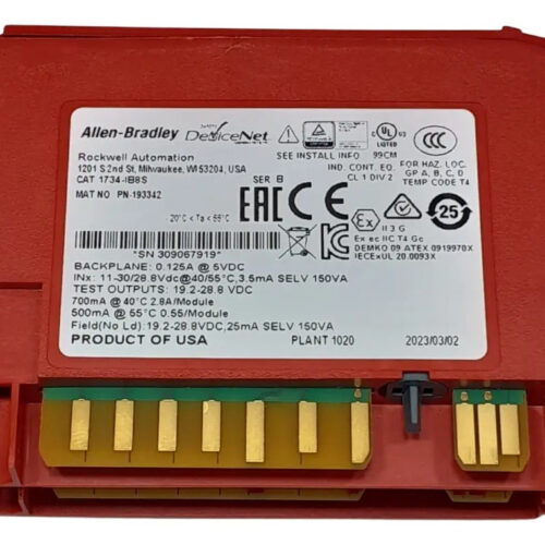 Allen Bradley 1734-ib8s Serie Un Módulo De Entrada
