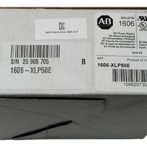 Allen Bradley Power Supply 1606-xlp50e Sera, 100-240v-ac 24-