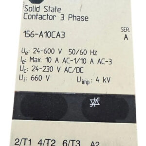 Allen Bradley 156-a10ca3