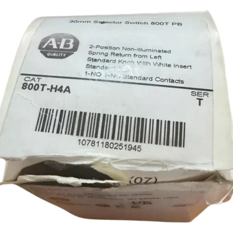 Allen Bradley 800t-h4a Selector Switch 30.5 Mm 2 Position Negro