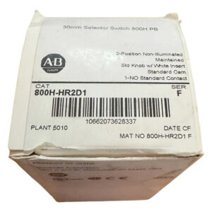 Allen Bradley 800h-hr2d1 Selector 2 Posiciones 30.5 Mm Negro