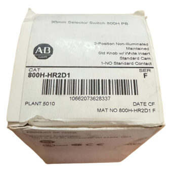 Allen Bradley 800h-hr2d1 Selector 2  Posiciones 30.5 Mm Negro