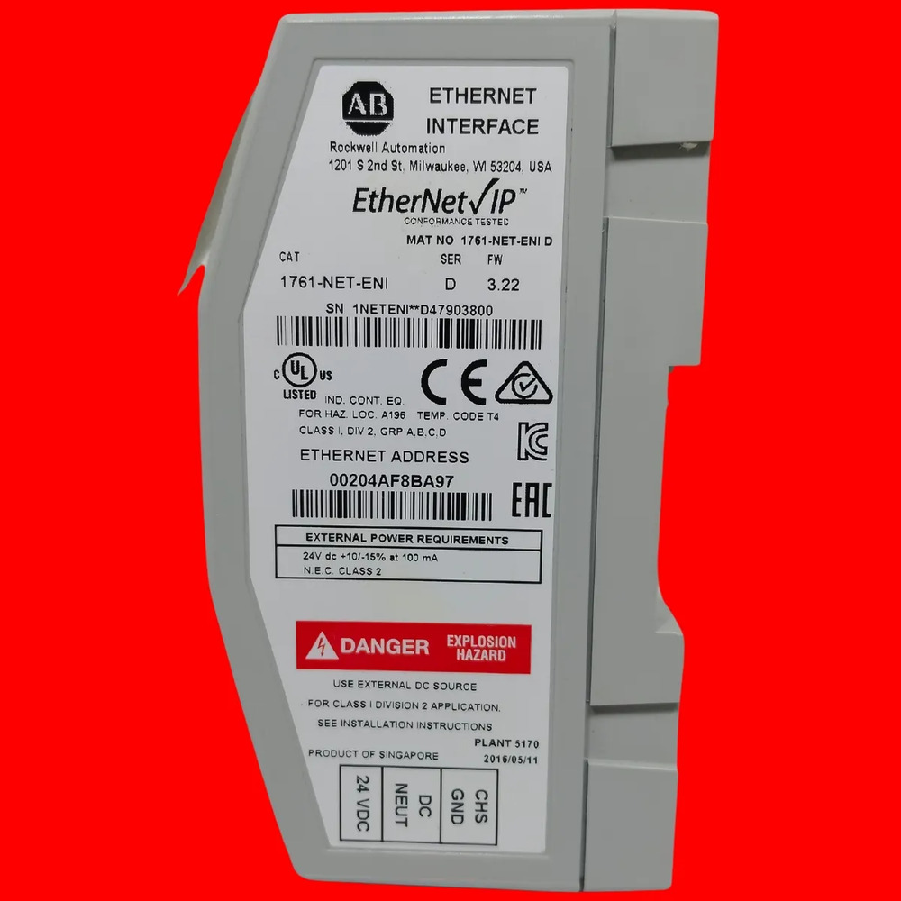Allen-bradley 1761-net-eni Interfaz Ethernet Frn 3.22 Serie - Imagen 7