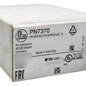 Pn7370 Ifm Efector Detector De Presion Electronico 0-400 Bar Gris