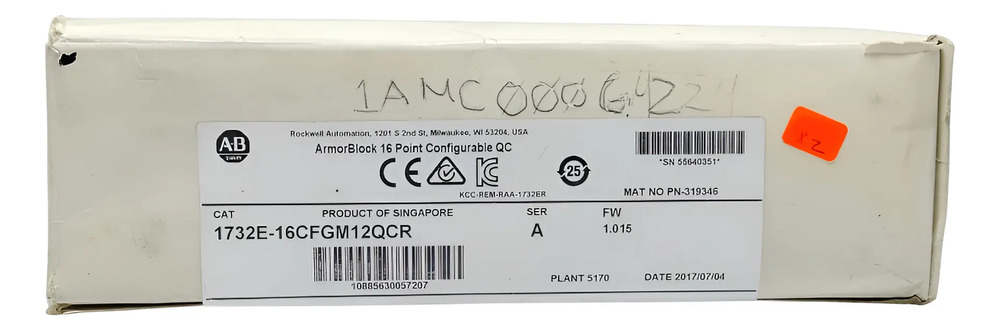 Allen Bradley 1732e-16cfgm12qcr Bloqueo De Armadur