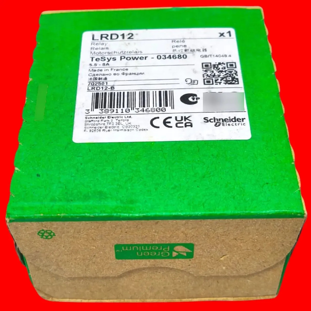 Schneider Lrd12 Relevador Sobrecarga 5.5-8.0a D09-d38 - Imagen 3