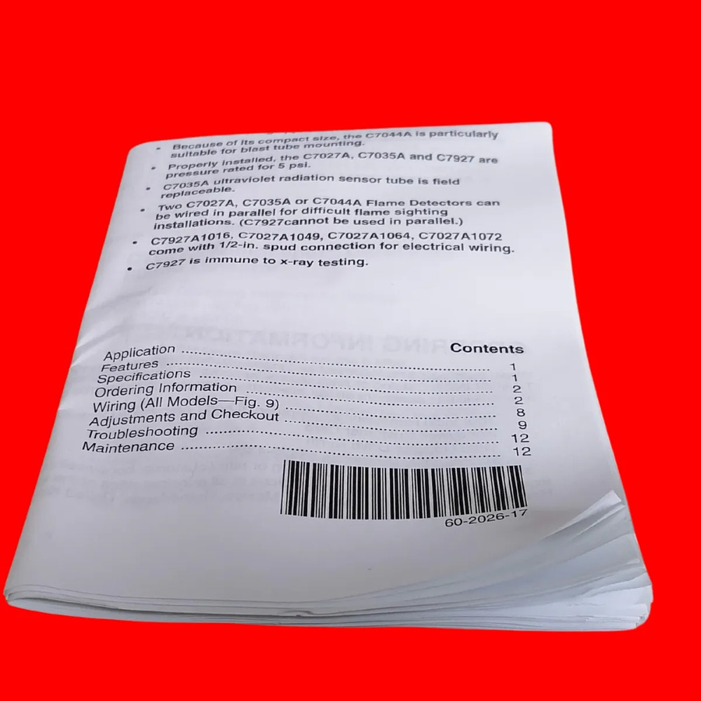 Honeywell C7027a 1049 Amplificador Flama - Imagen 6