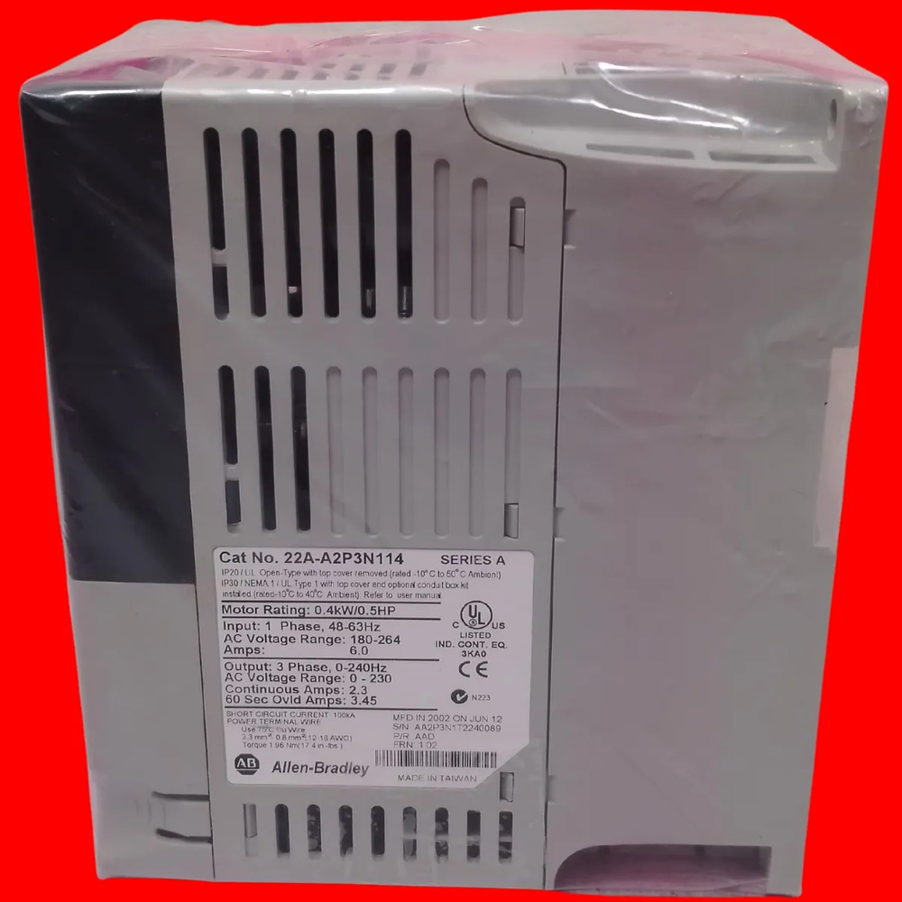22a-a2p3n114 Allen Bradley Variador Power Flex - Imagen 4