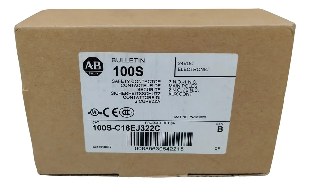 Allen Bradley 100s-c16ej322c Safety Contactor
