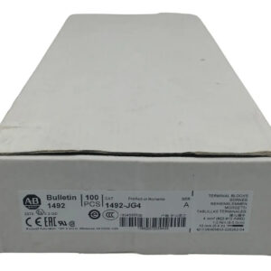 Allen Bradley 1492-jg4 Terminal Blokc Lot 100 Pz