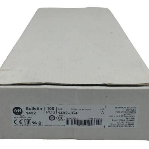 Allen Bradley 1492-jg4 Terminal Blokc Lot 100 Pz