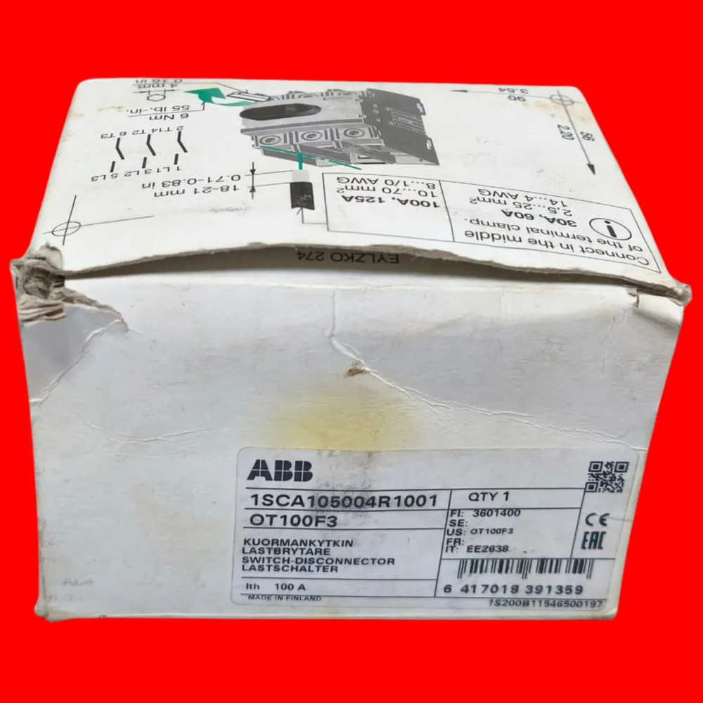 Abb Ot100f3 Interruptor Diconector Gris - Imagen 2
