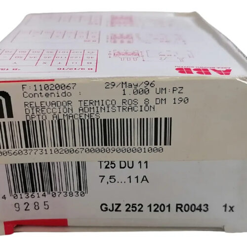 Interruptor Automatico  Abb T25 Du 11 - 1 Unidad