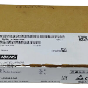 Siemens 6fc5111-0ca01-0aa0 Modulo Electronico