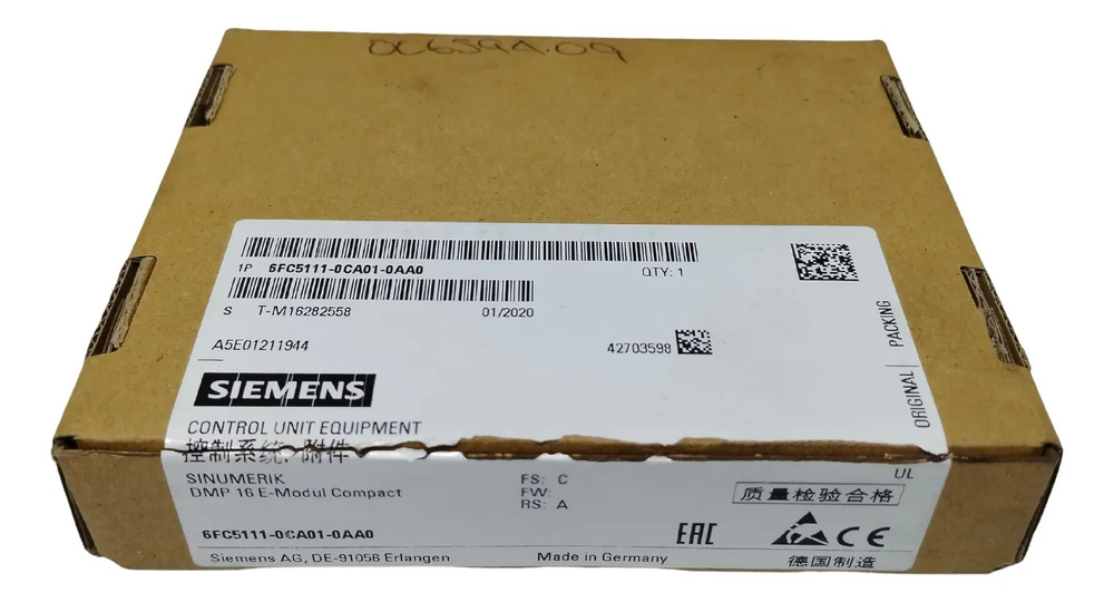 Siemens 6fc5111-0ca01-0aa0 Modulo Electronico