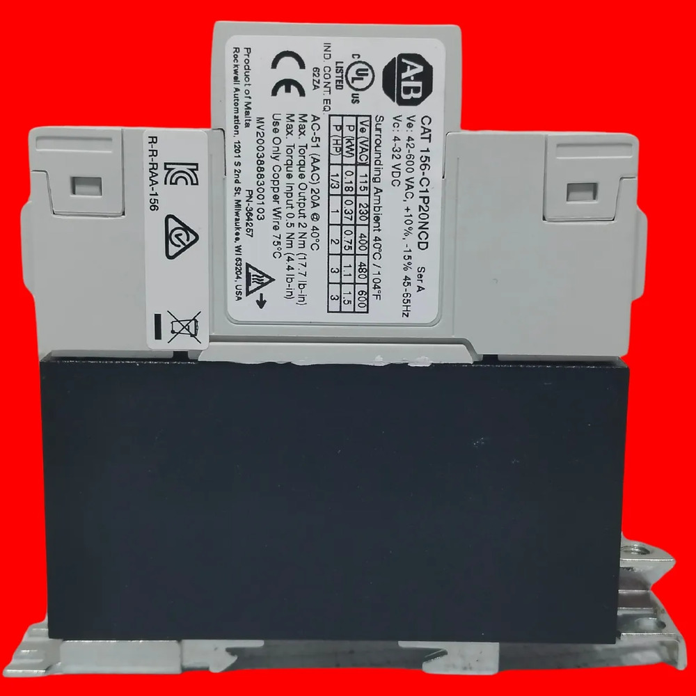 Allen Bradley 156-c1p20ncd Contactor - Imagen 3