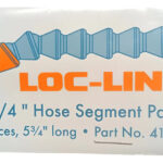 Loc-line 41401 Manguera Flexible Azul Para Limpieza 1/4 In X 5 3/4 In