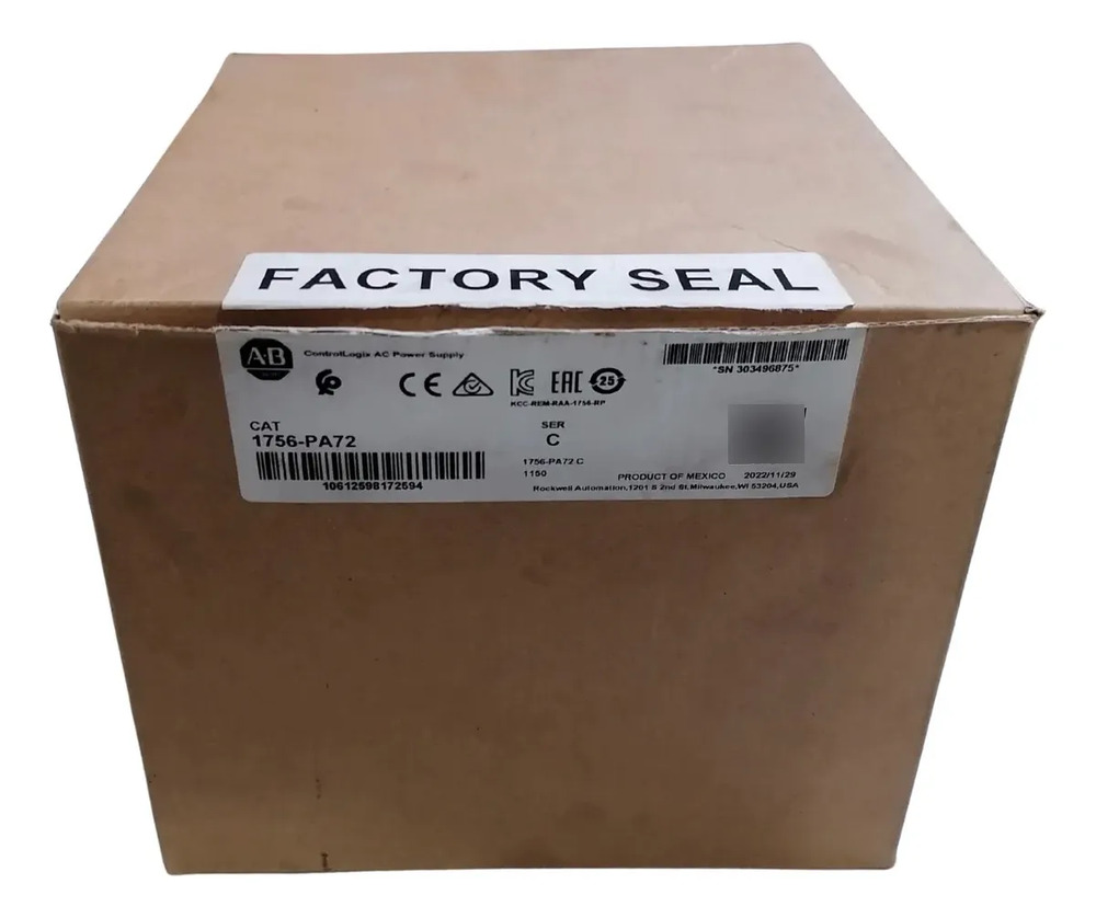 Allen-bradley 1756-pa72 Fuente De Alimentacion Controilogix