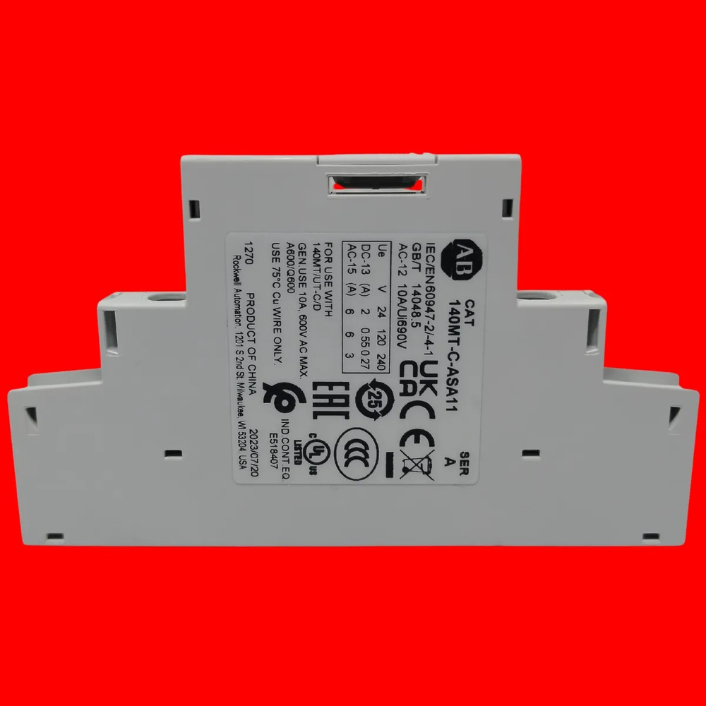 Allen Bradley 140mt-c-asa11 Contacto Auxiliar Gris - Imagen 4