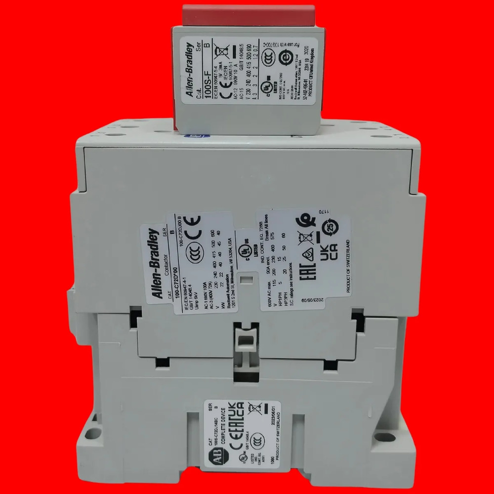 Allen Bradley 100s-c72dj14bc Contactor De Seguridad - Imagen 2