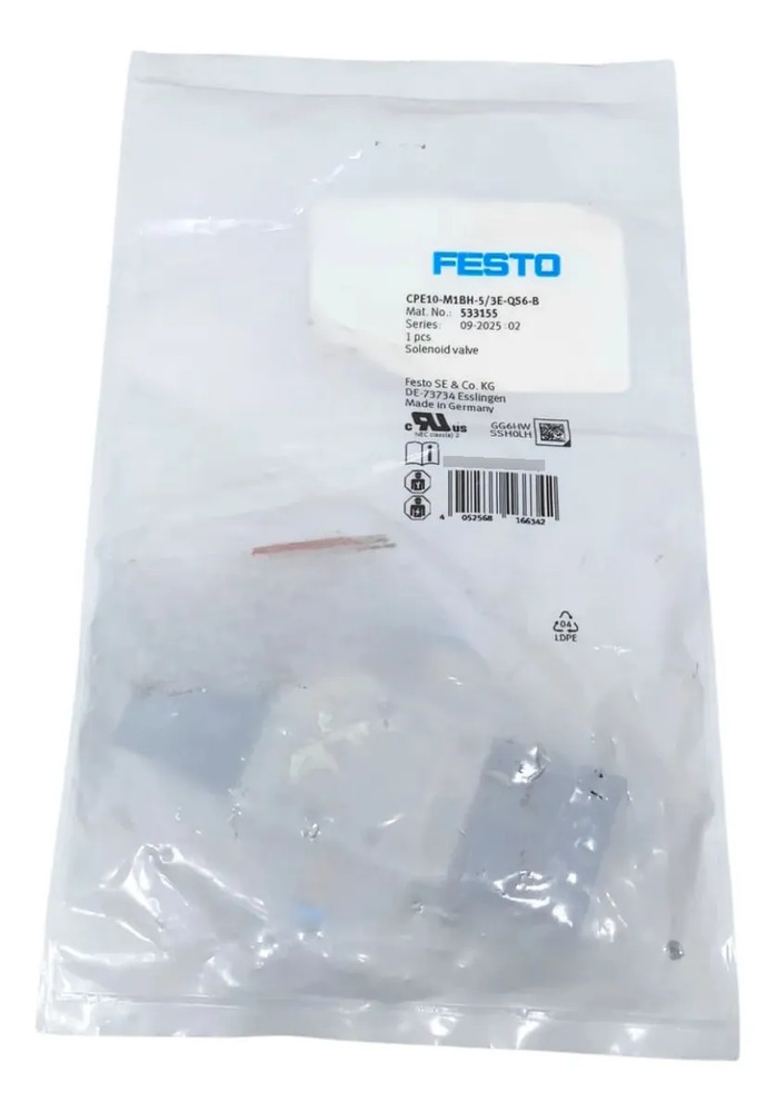 Electrovalvula Cpe10-m1bh-5/3e-qs6-b 533155 Festo