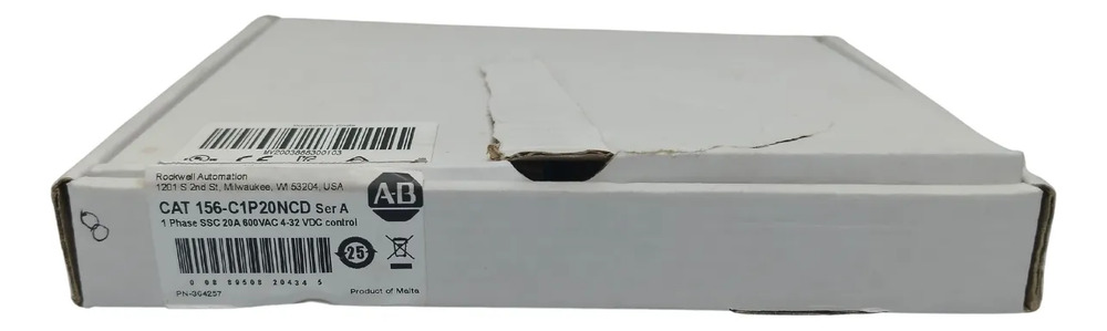 Allen Bradley 156-c1p20ncd Contactor