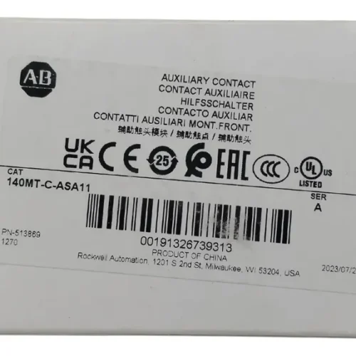 Allen Bradley 140mt-c-asa11 Contacto Auxiliar Gris