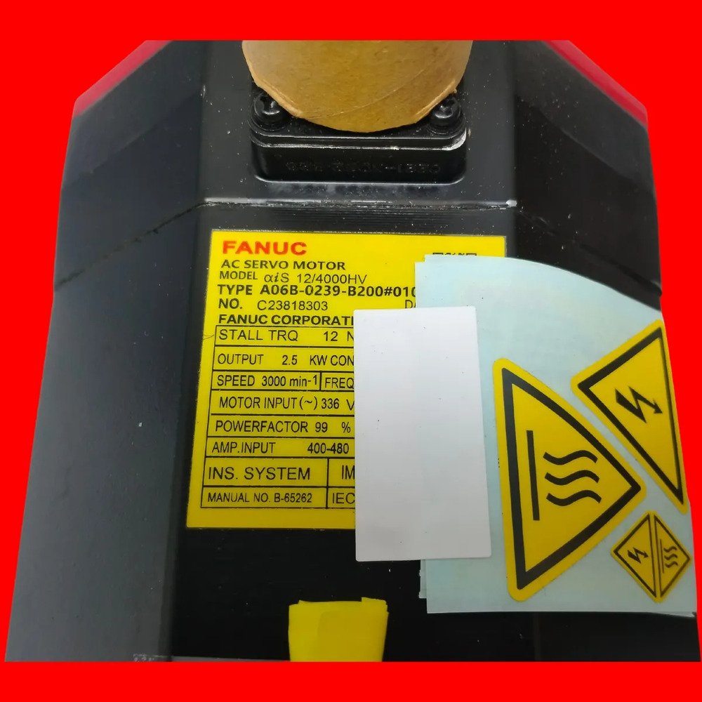 Fanuc A06b-0239-b200#0100 Servo Motor - Imagen 2
