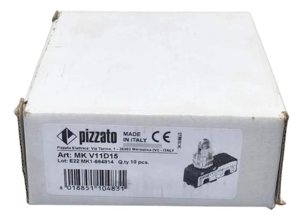 Pizzato Mk V11d15 Microswitch Caja Con 10 Piezas Negro