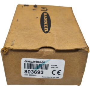 Q5xklaf2000-q8 Banner Photoelectric Laser Sensor Pnp/npn