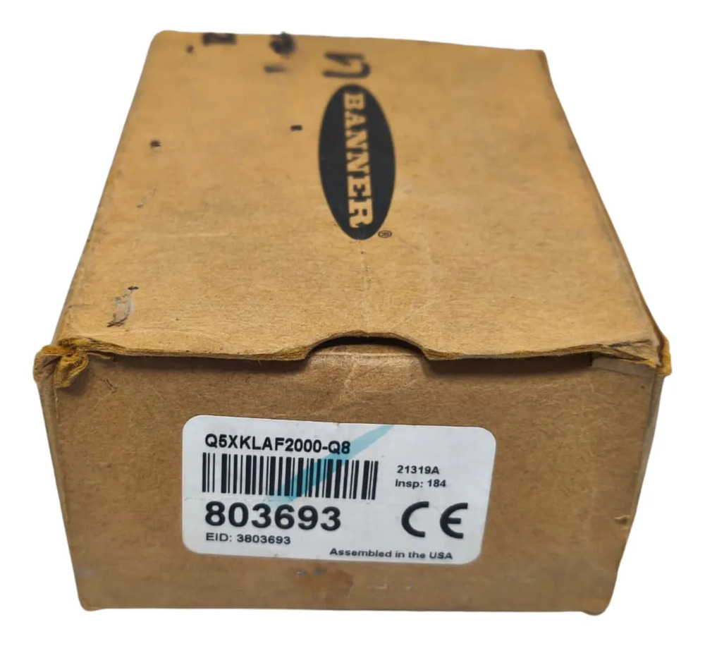 Q5xklaf2000-q8 Banner Photoelectric Laser Sensor Pnp/npn
