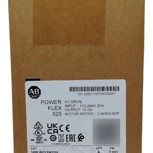 Allen Bradley 25b-b011n104 / Powerflex 525 Ac Drive 3hp