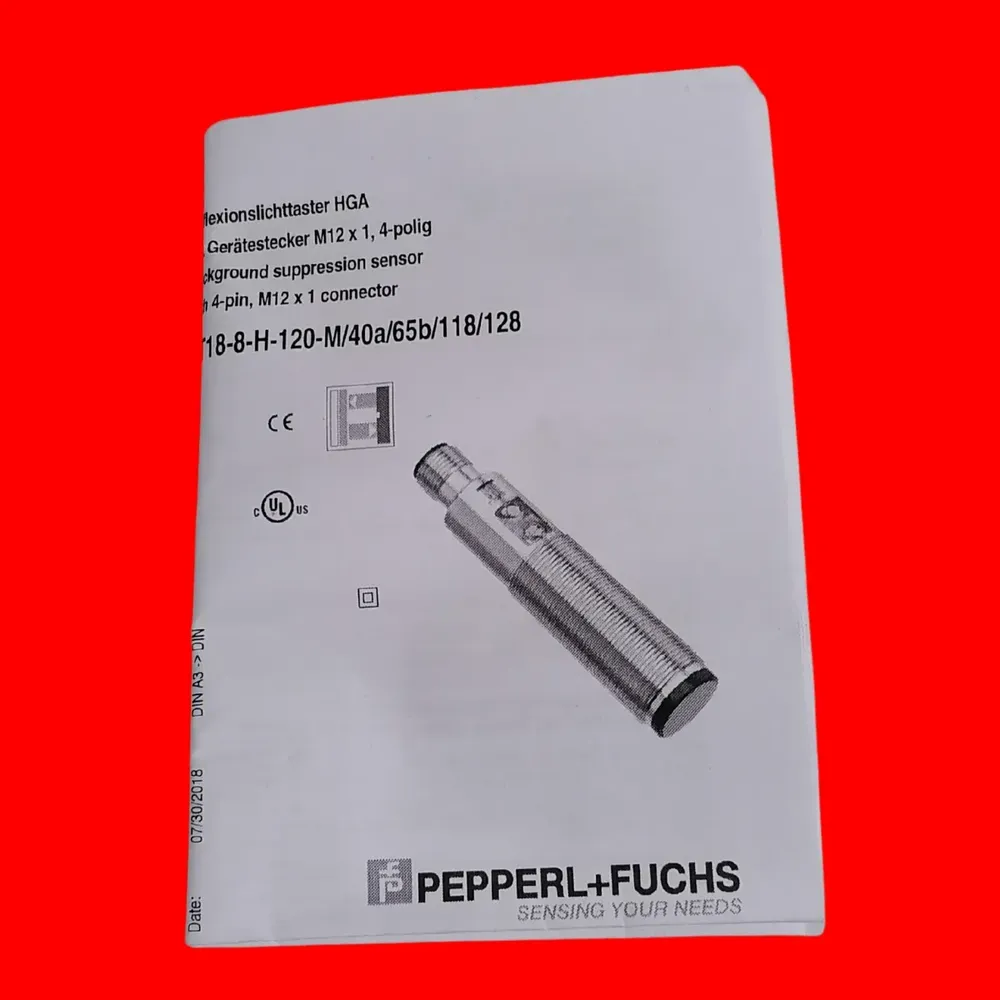 Pepperl+fuchs Vt18-8-h-120-m-40a/65b/118/128 Sensor - Imagen 7